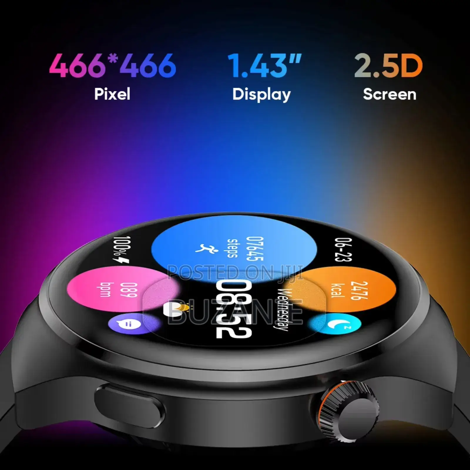 Amoled Screen Smartwatch Latest Smartwatch With Advanced Functions