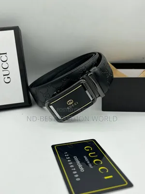 Black Leather Belt