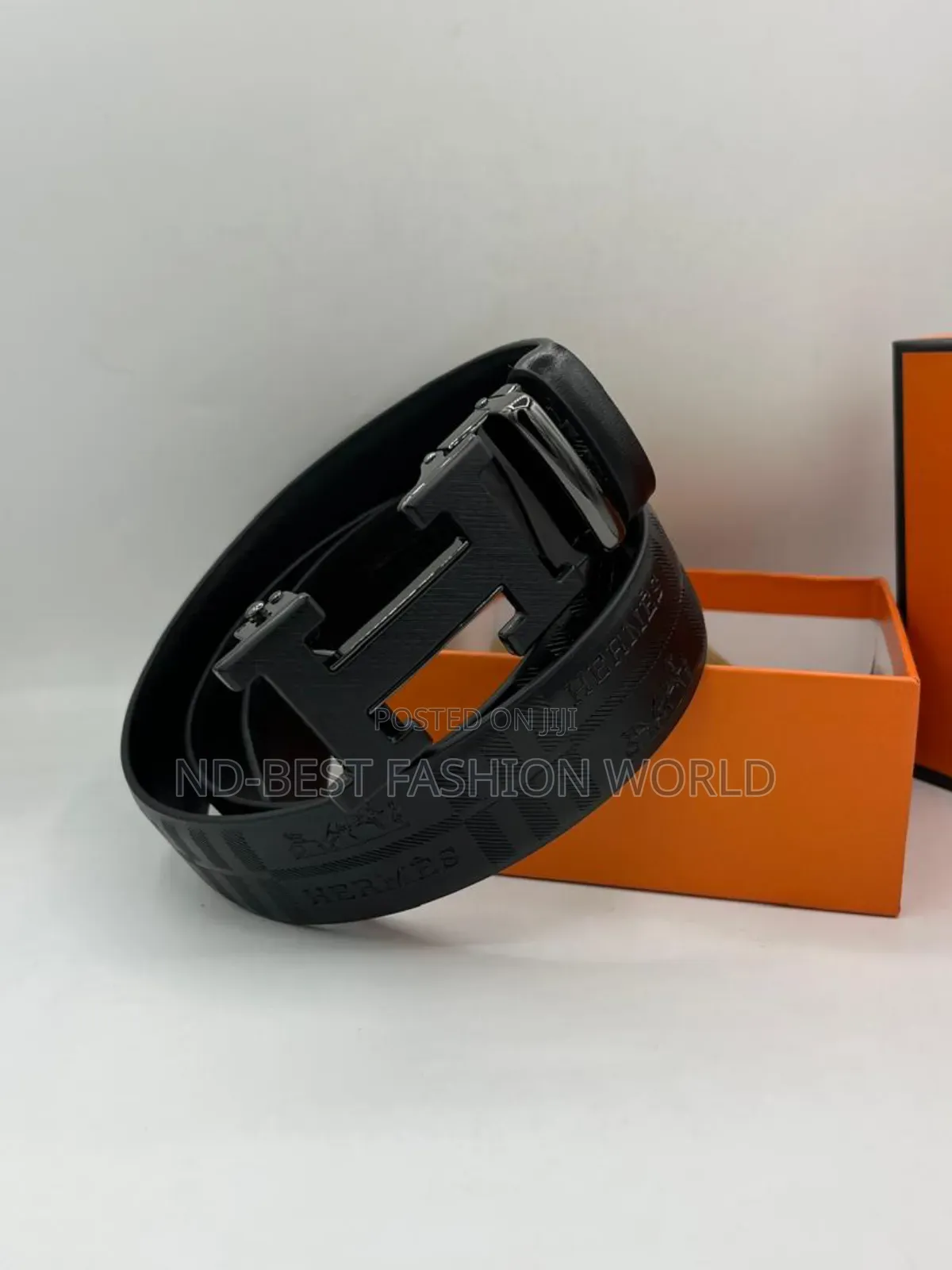 Black Leather Belt