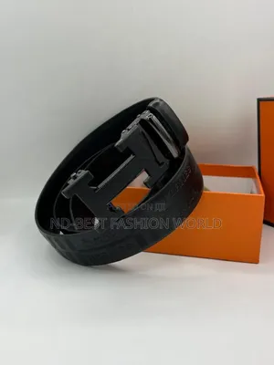 Black Leather Belt