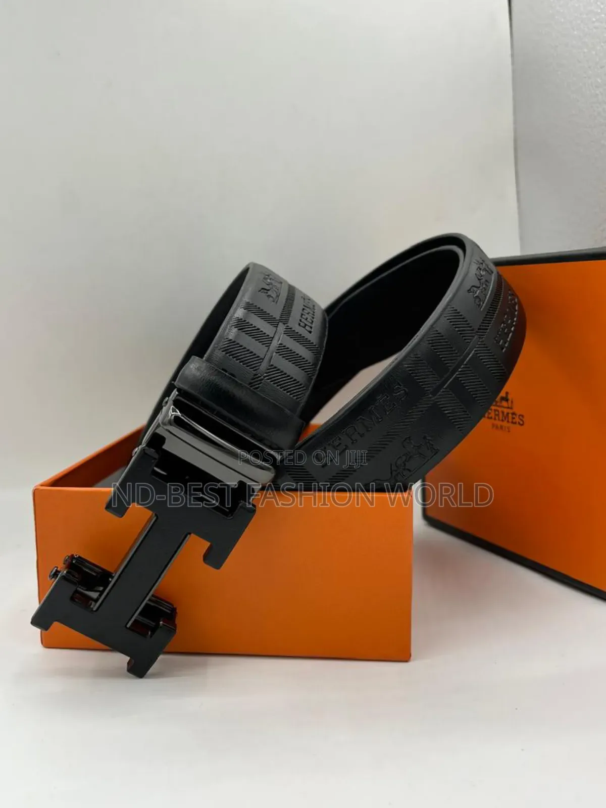 Black Color Leather Belt