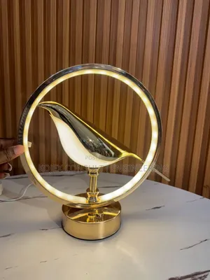 Golden Serenity Bird Lamp