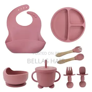 Baby Silicon Feeding Set