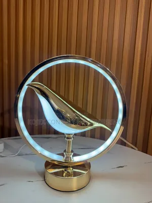 Golden Serenity Bird Lamp