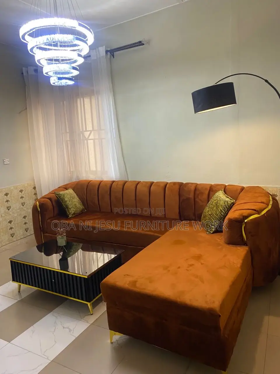 Solid L Shape Chair