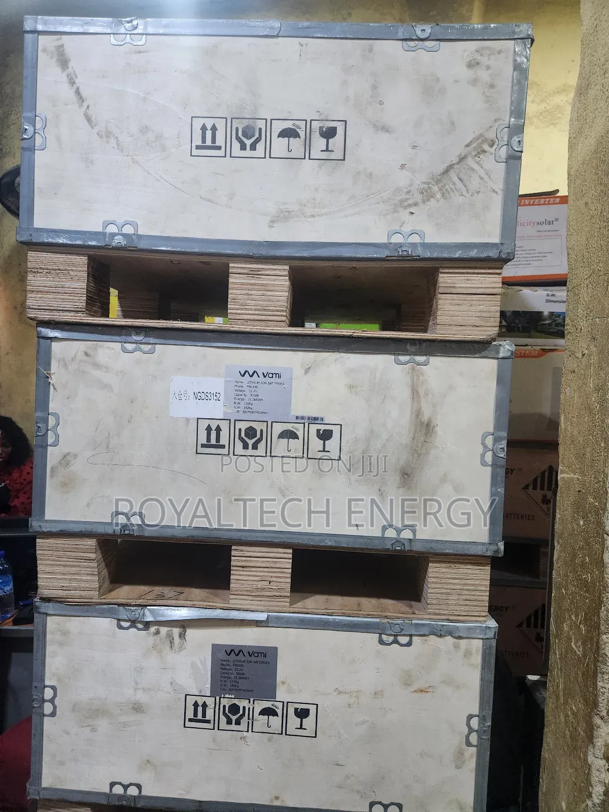 Vami 15.36kwh Lithium Lon Battery