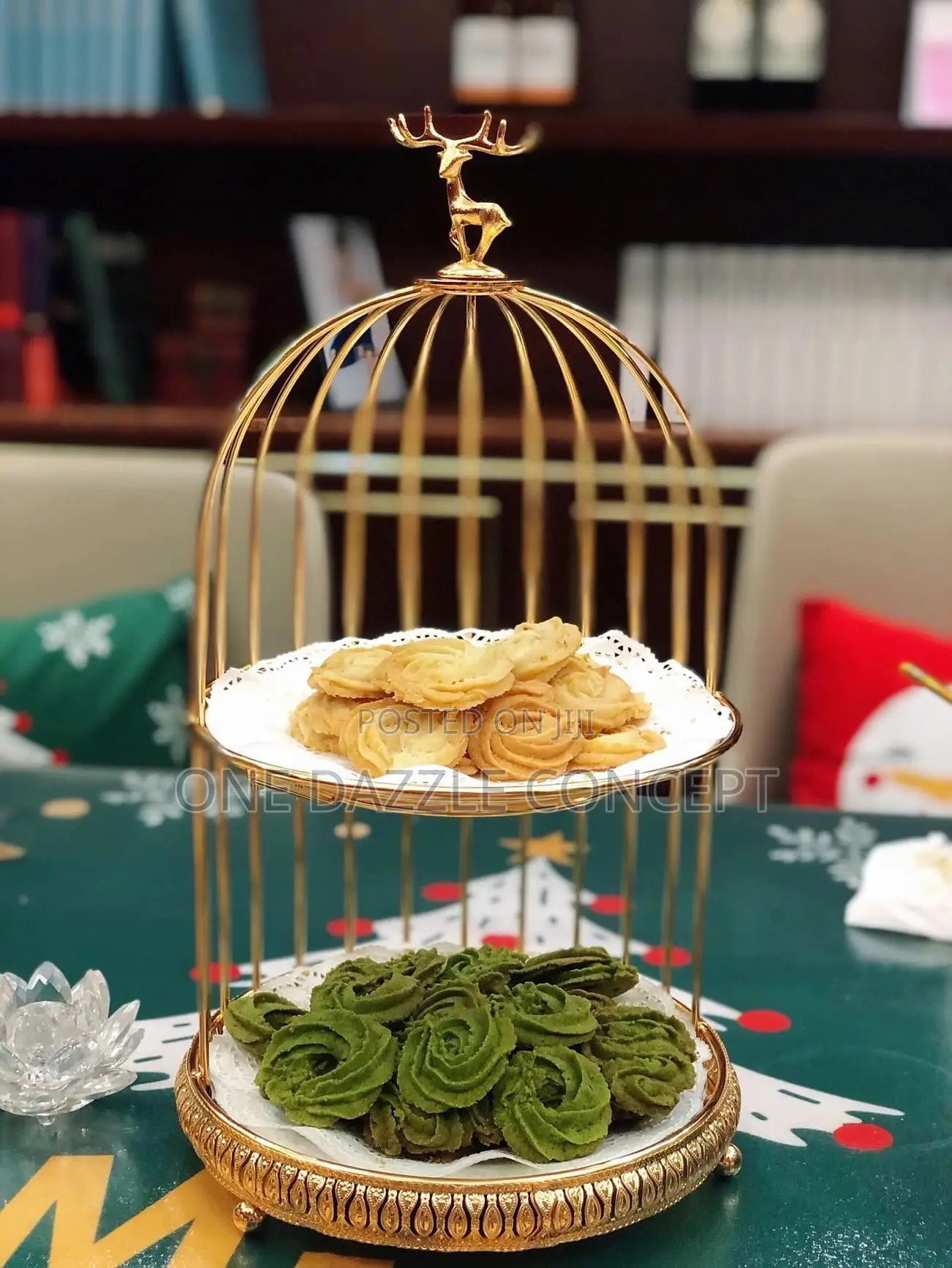 2tier Ceramic Display Stand /Cake Stand