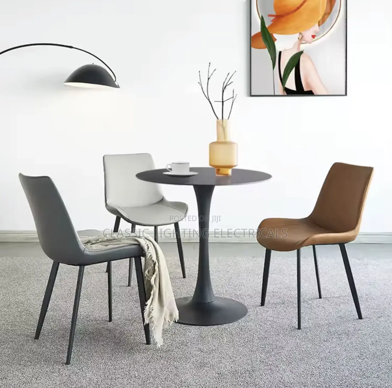 Creative Table and Chair Set Rock Slab Reception Table