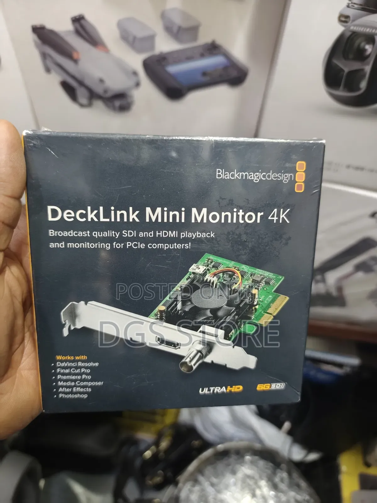 Blackmagic Deckline Mini Monitor Pcle Computer