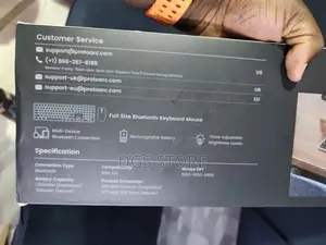 Protoarc Km100 a Bluetooth Keyboard and Mouse Combo