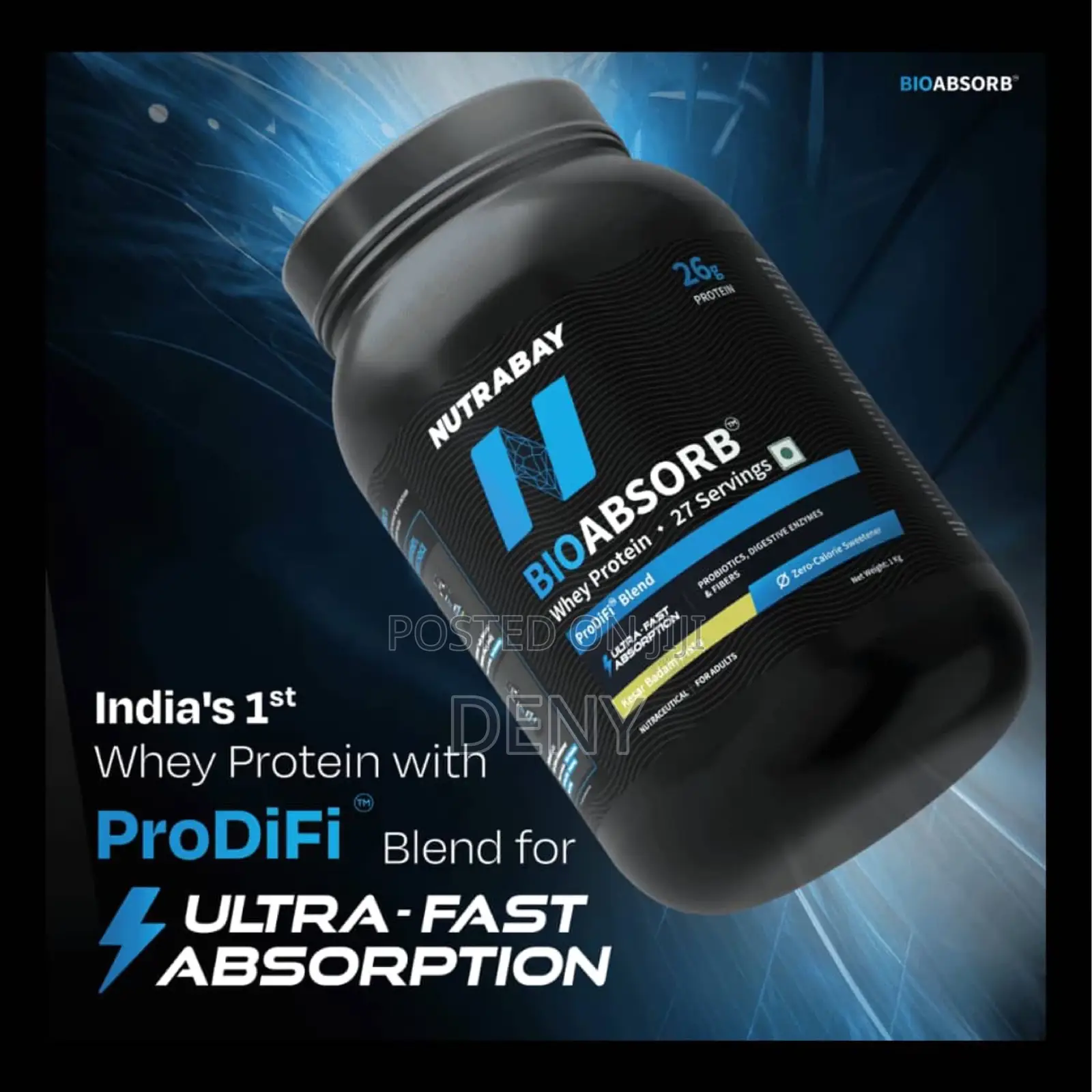 Nutrabay Bioabsorb Whey Protein 27servings 26gprotein