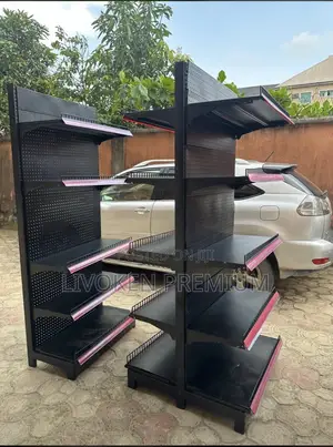 Black Supermarket Shelves