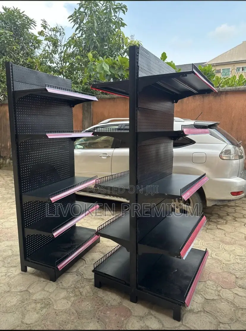 Black Supermarket Shelves