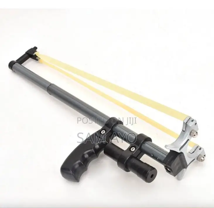 Long Catapult Slingshot With Laser -