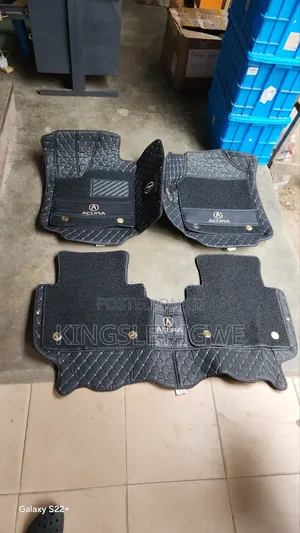 7d Double Layer Leather Floor Mat Acura RDX From 2012 Upwards