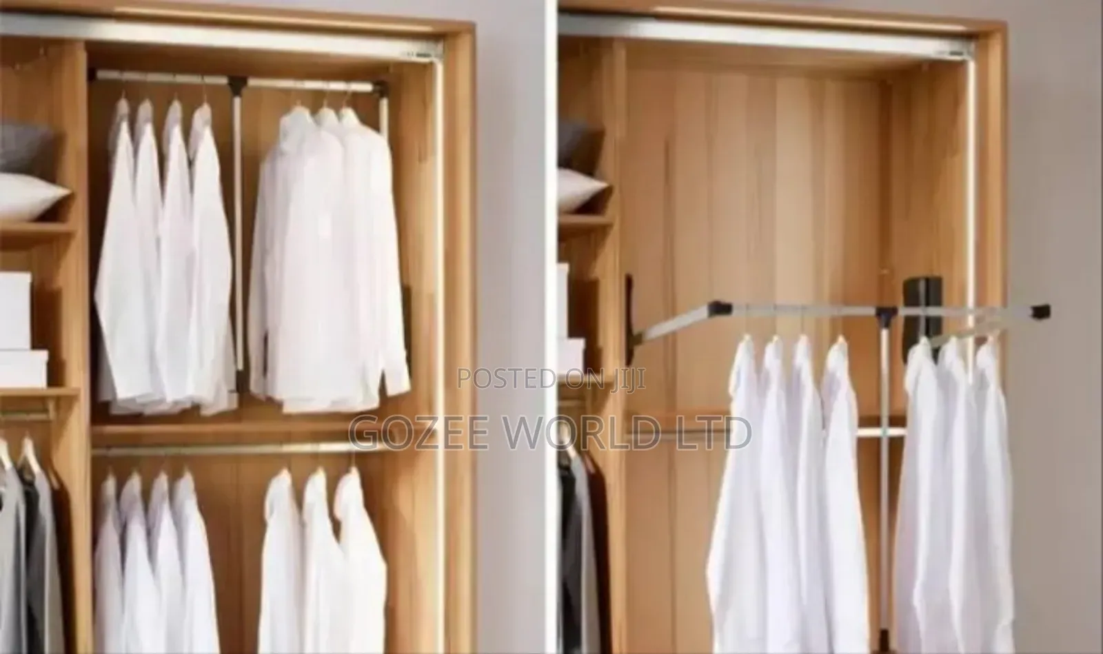 Silver and Black Wardrobe Lifter Available
