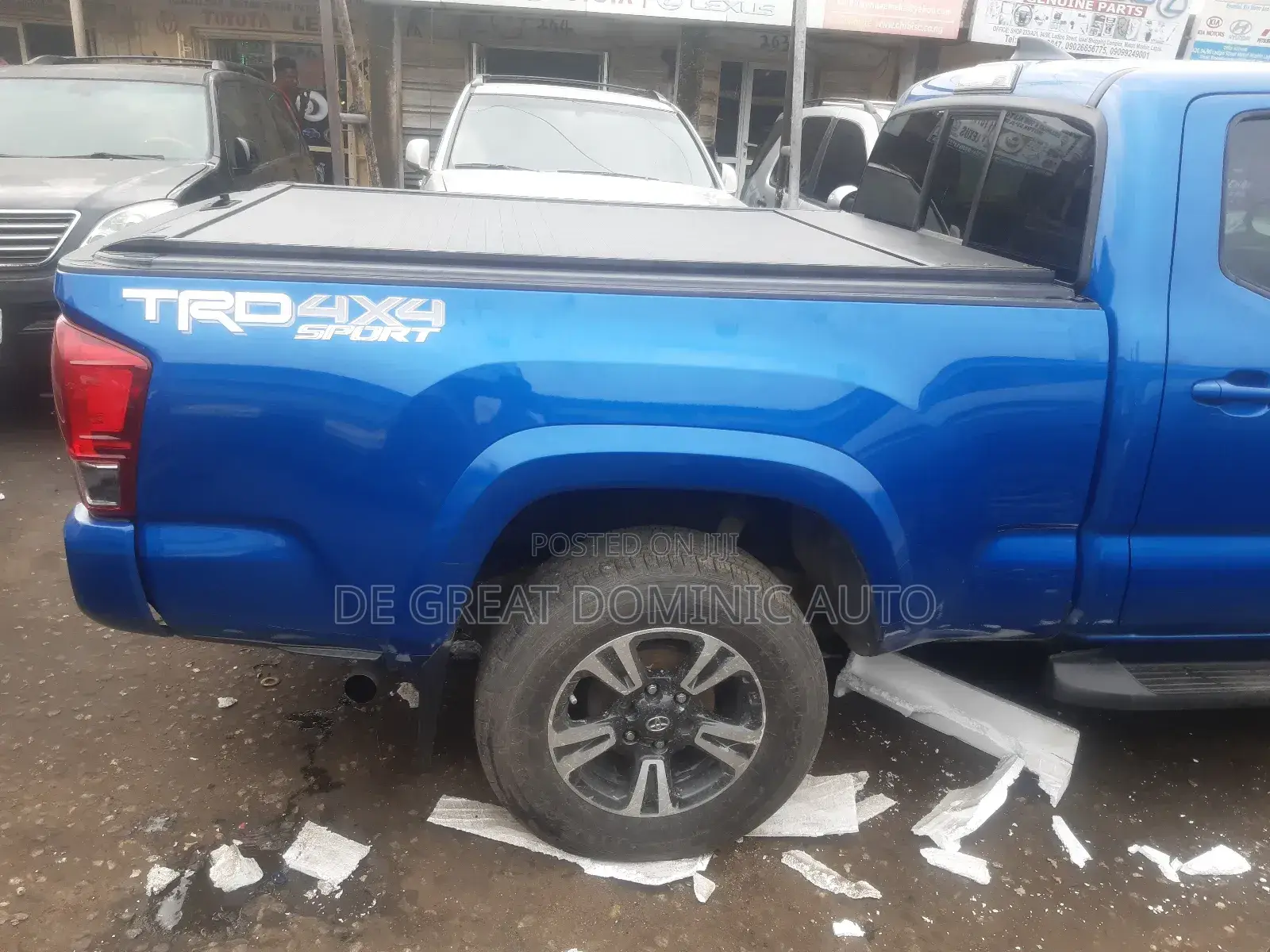 Fiber Folding Boot Cover for Toyota Tacoma Long Flem New Model