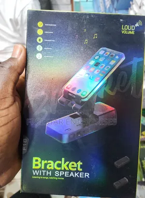 Phone Holder With Bluetooth Speaker. Phone Bracket With Speaker.