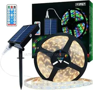 Solar Powered Led Strip Light With Remote Control