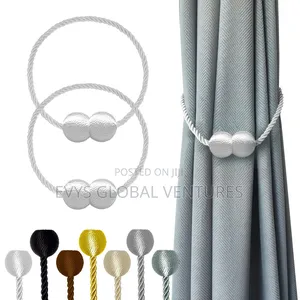 Magnetic Curtain Tieback Holder - 1 Pair