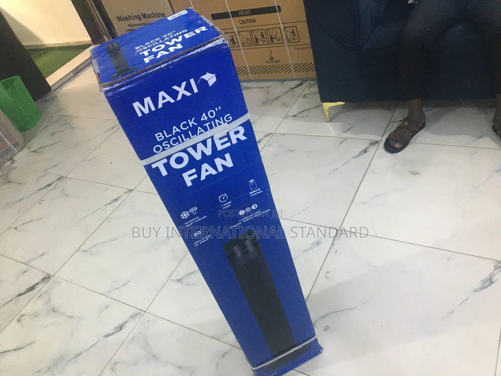 Maxi 40” Strong Power Fan – Reliable Cooling