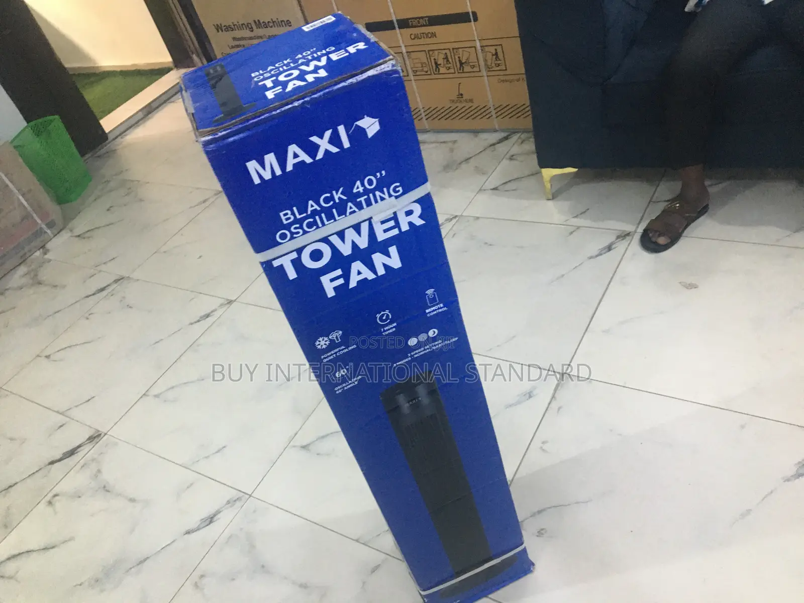 Maxi 40” Strong Power Fan – Reliable Cooling