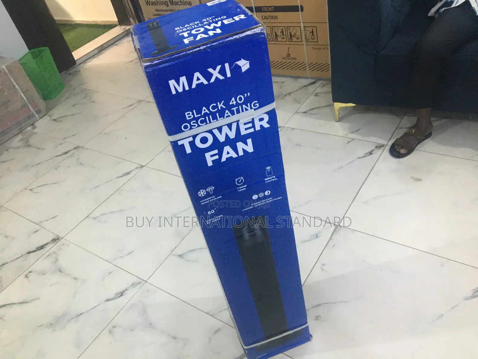 Maxi 40” Industrial Power Fan – Energy Efficient