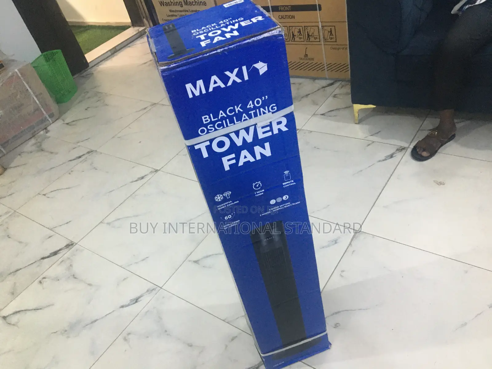 Maxi 40” Industrial Power Fan – Energy Efficient