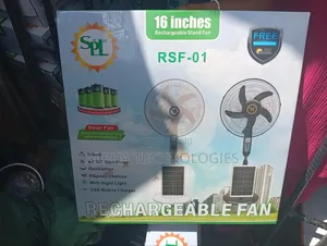 16inches Rechargeable Solar Fan