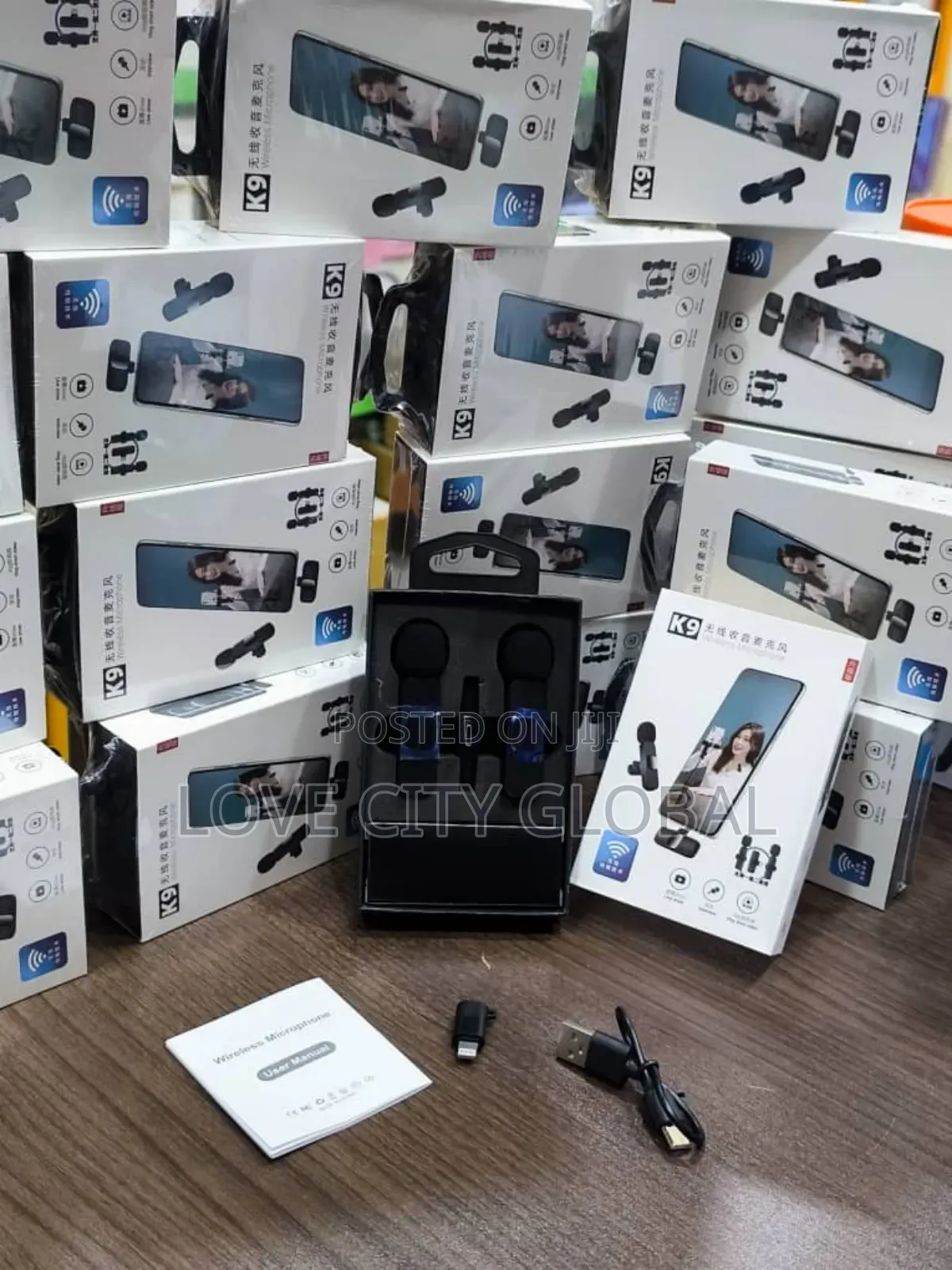 Mic Wireless Anc Microphone Receiver iPhone Type C Lavalier Lapel.