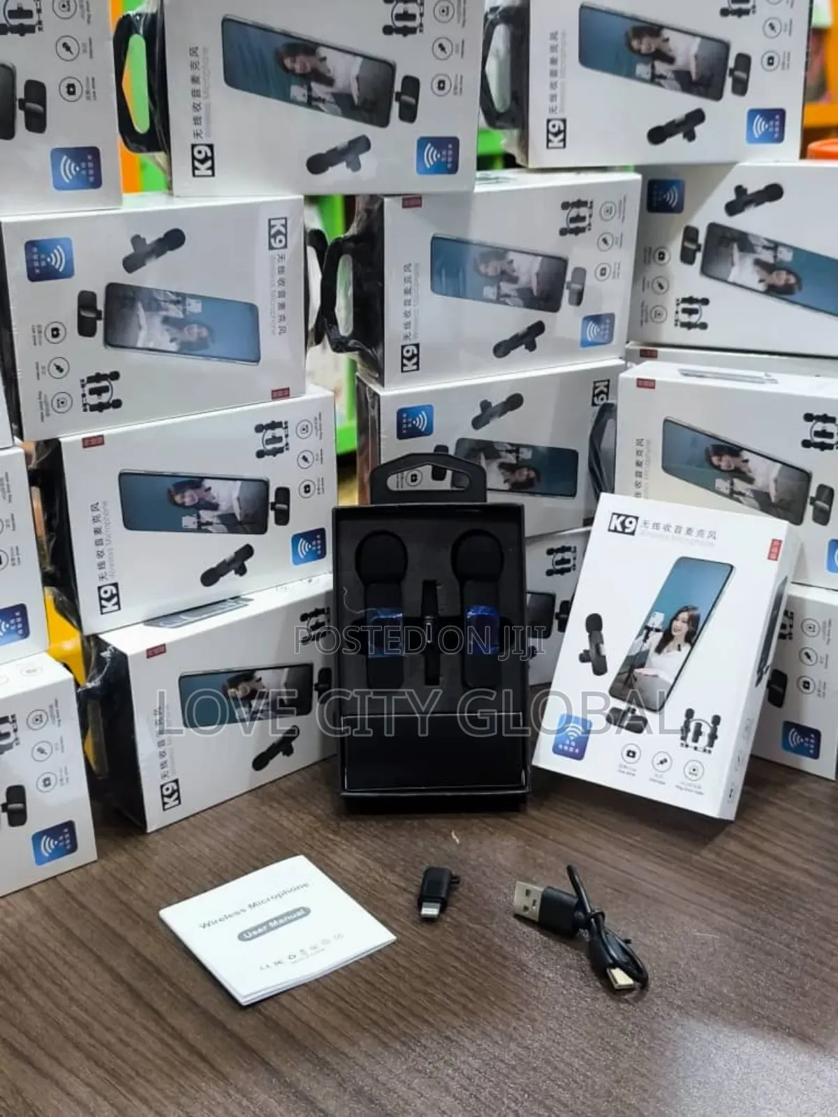 Mic Wireless Anc Microphone Receiver iPhone Type C Lavalier Lapel.