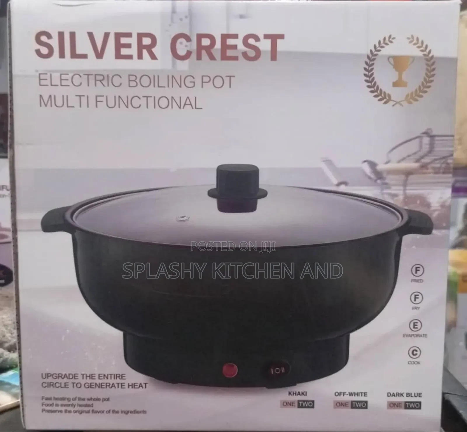 Silver Crest Multifunctional Electric Boiling Pot/Cooker