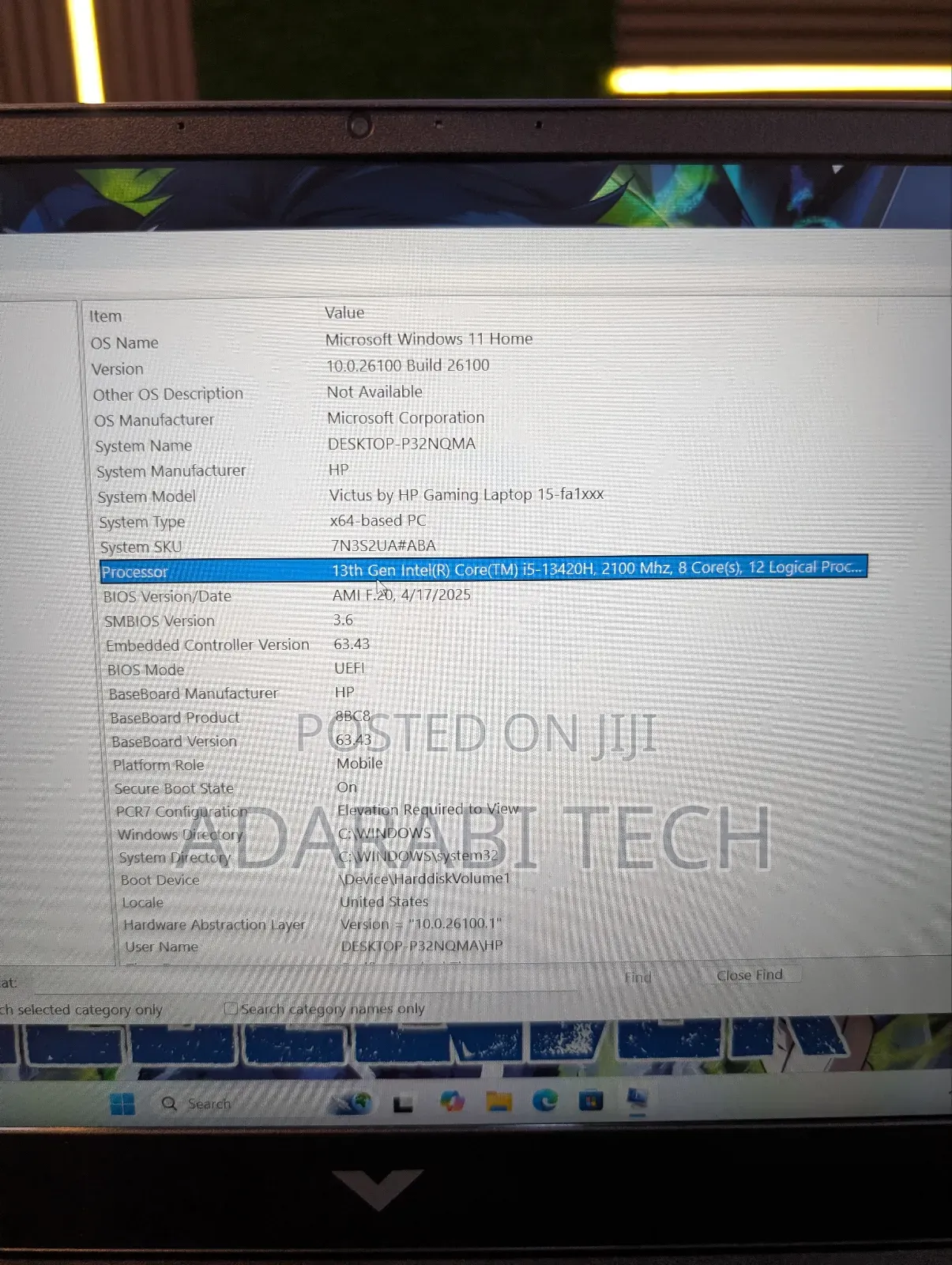 Laptop HP Victus 15 32GB Intel Core I5 SSD 512GB