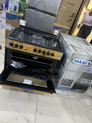 Maxi 60×90 F9e42g2 Multi-Function Gas Electric Cooker – Wood 4+2