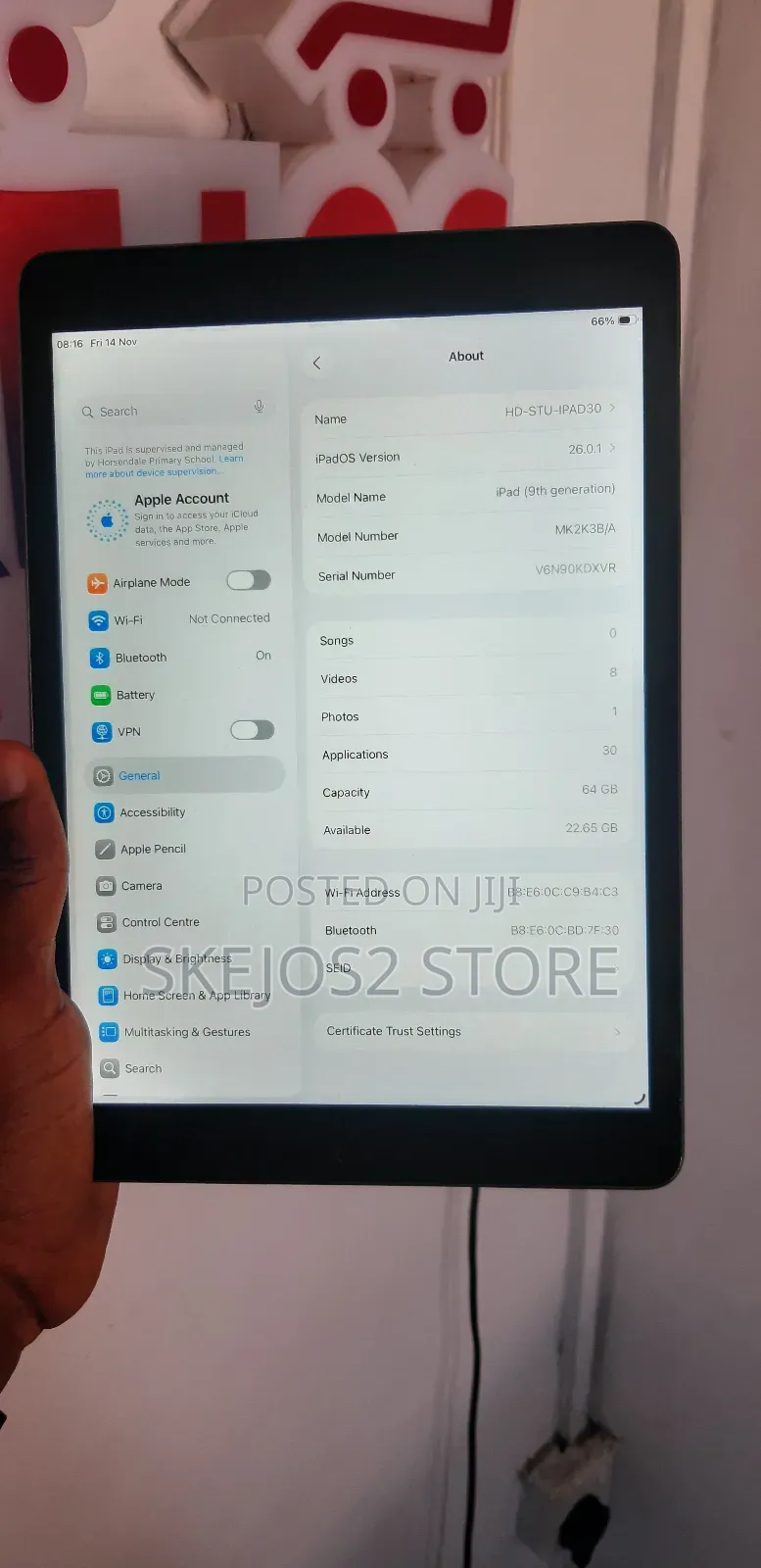 Apple iPad 10.2 (2021) 64 GB Gray