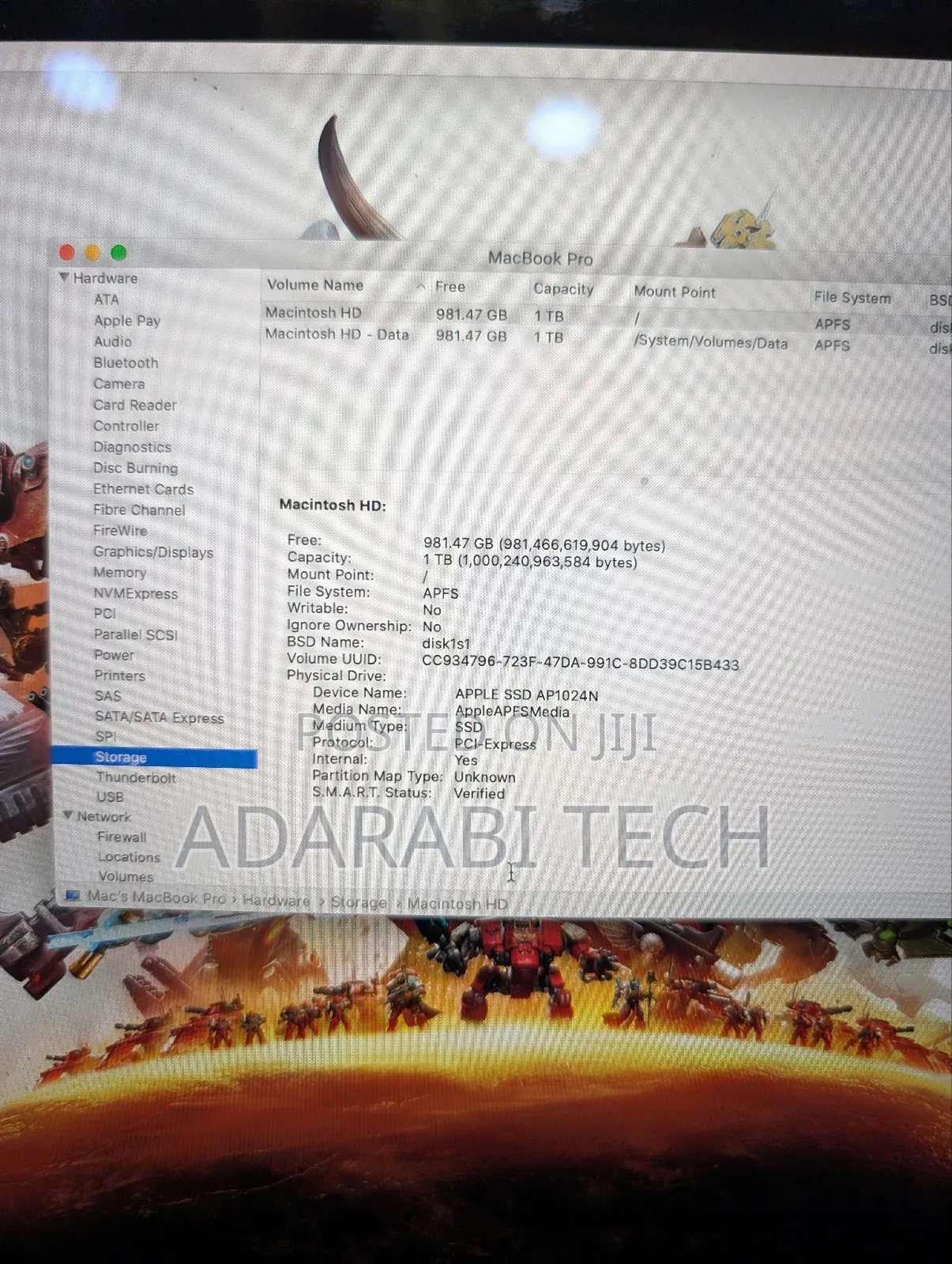 Laptop Apple MacBook Pro 2019 32GB Intel Core I9 SSD 1T