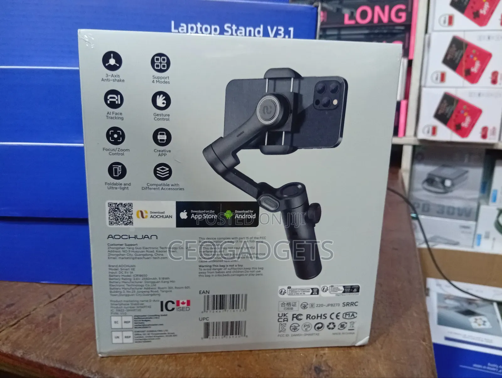 Smart Xe 3-axis Smartphone Stabilizer Phone Gimbal