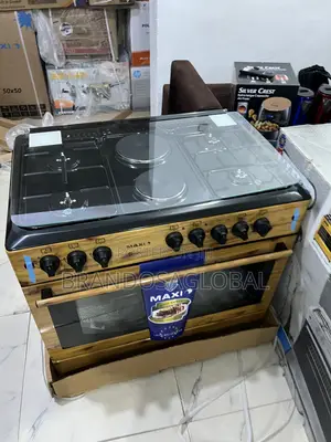 Maxi 60×90 4+2 Standing Gas Cooker – Modern Wood