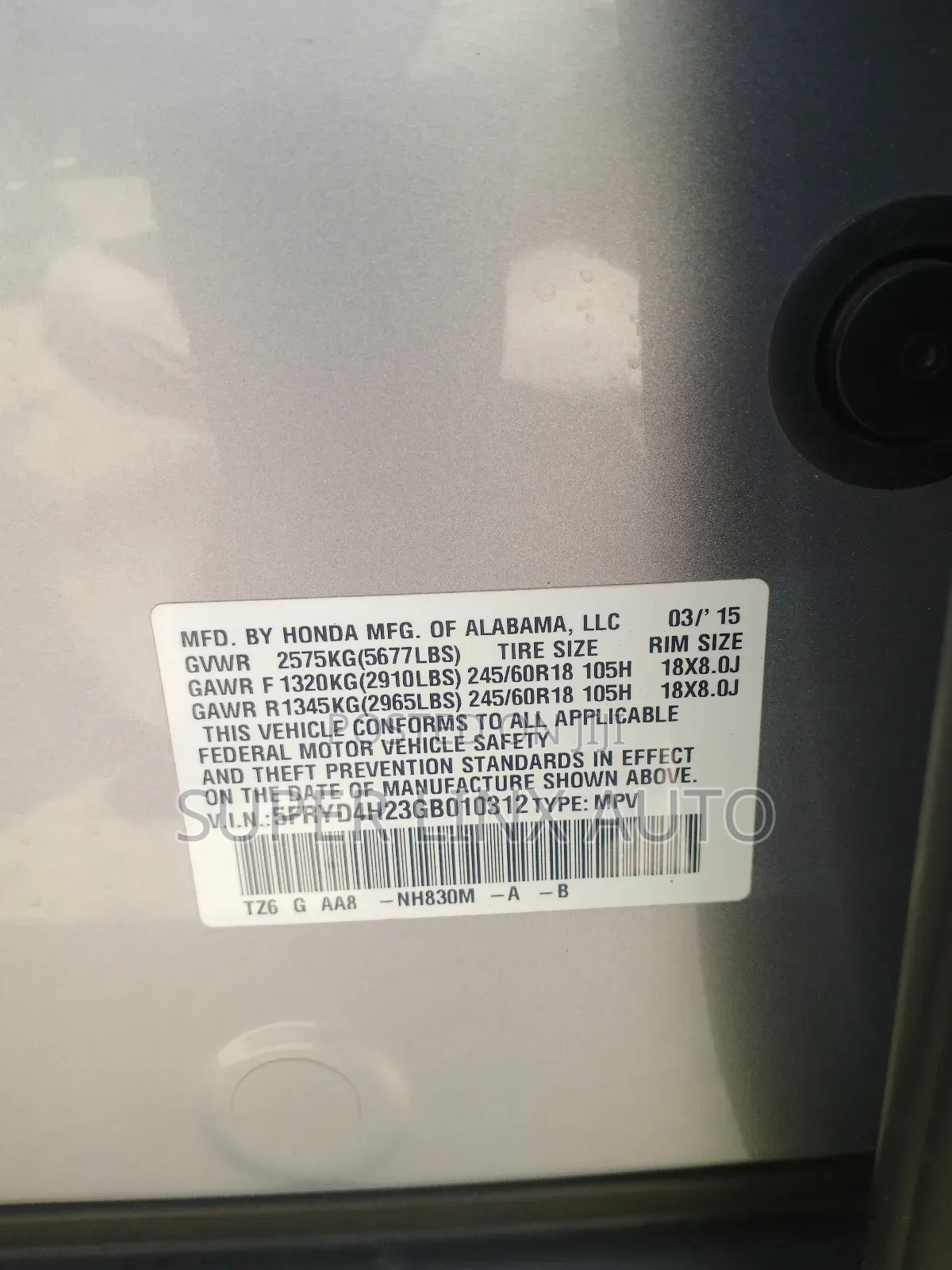 Acura MDX 2016 Silver
