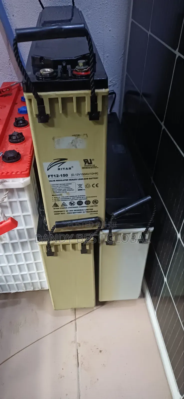 Ritar Ft12-150 Solar Battery Dry Cell Network 150ah