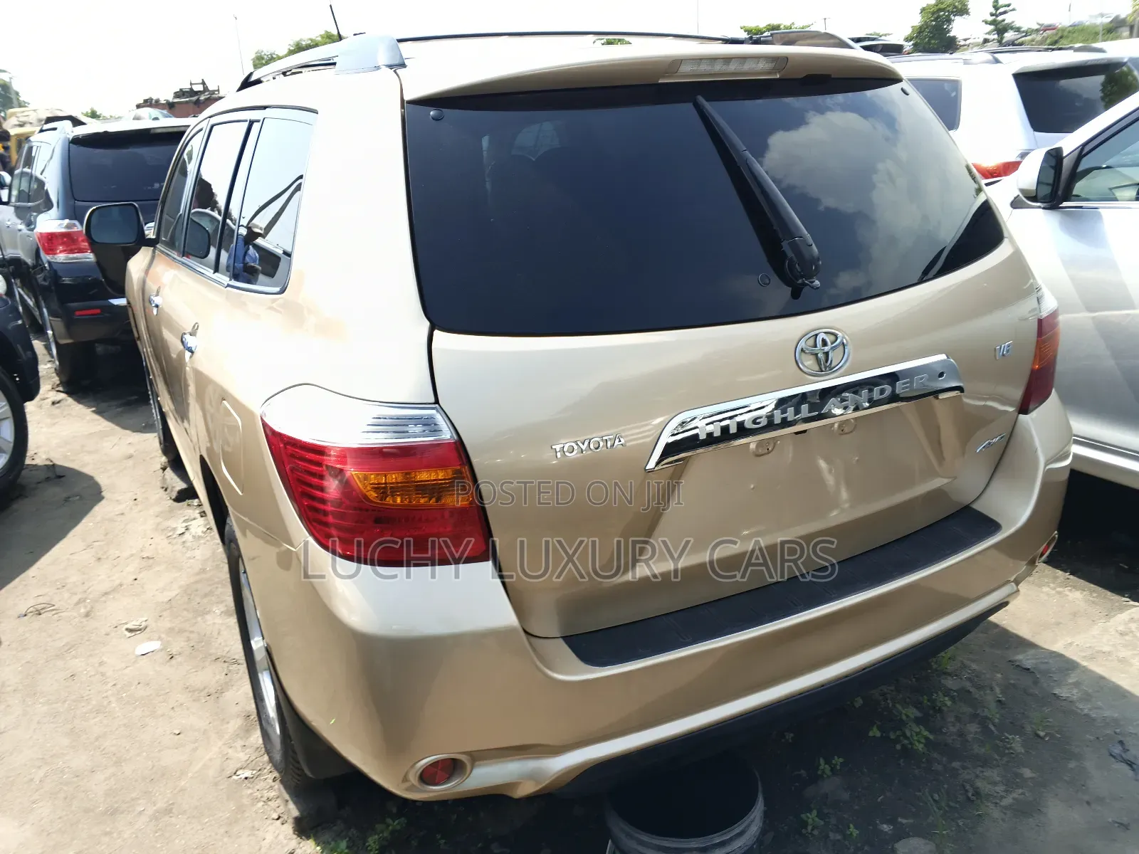 Toyota Highlander Limited 2008 Gold