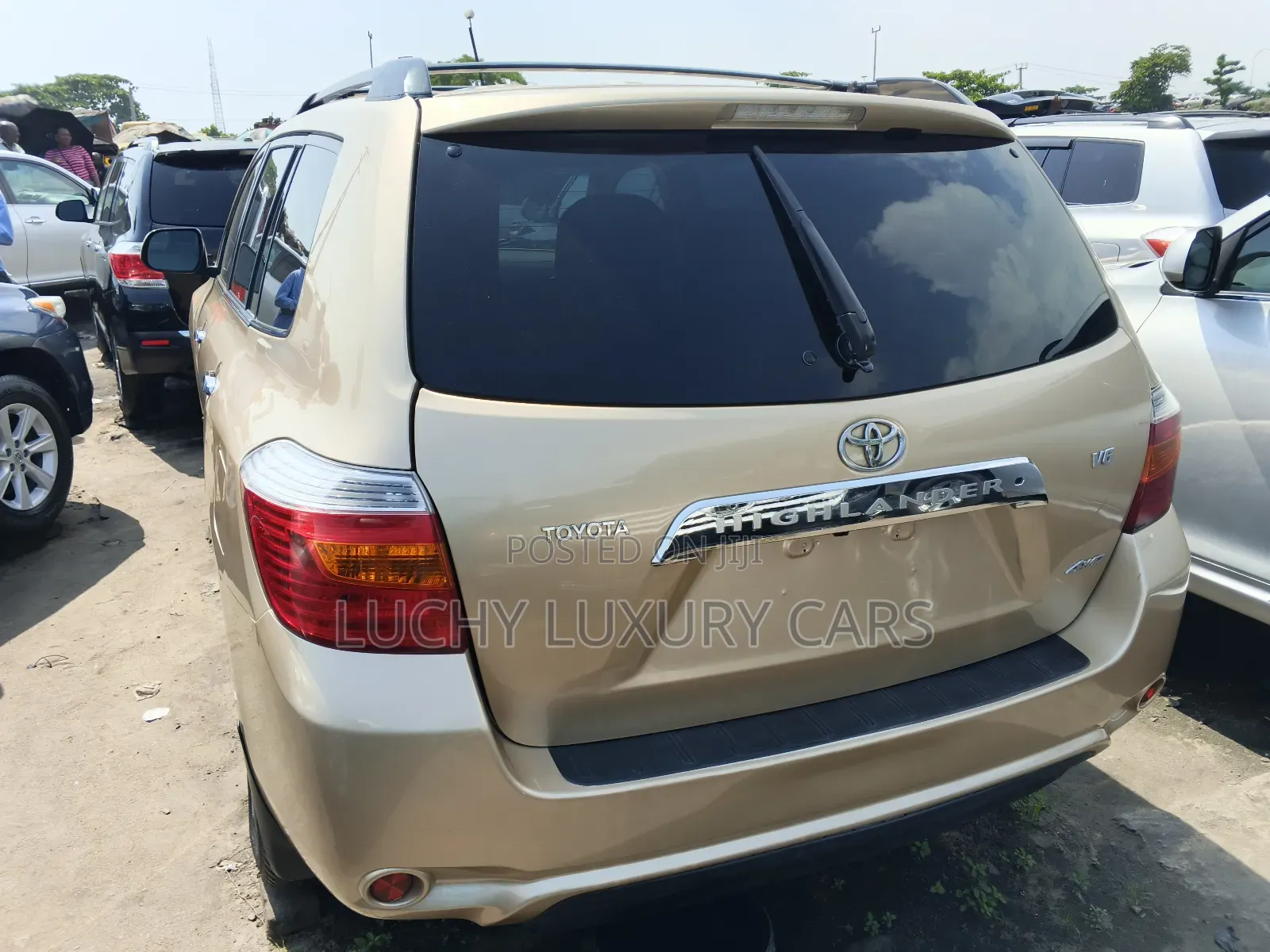 Toyota Highlander Limited 2008 Gold