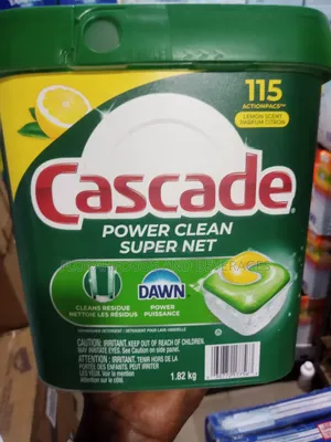 Cascade Power Clean Dishwasher Detergent (115 Action Pacs) 1.82kg