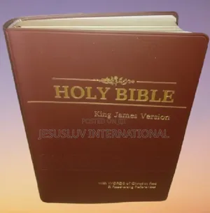 Holy Bible KJV Reference,End-of-Verse References Bible Brown Leather