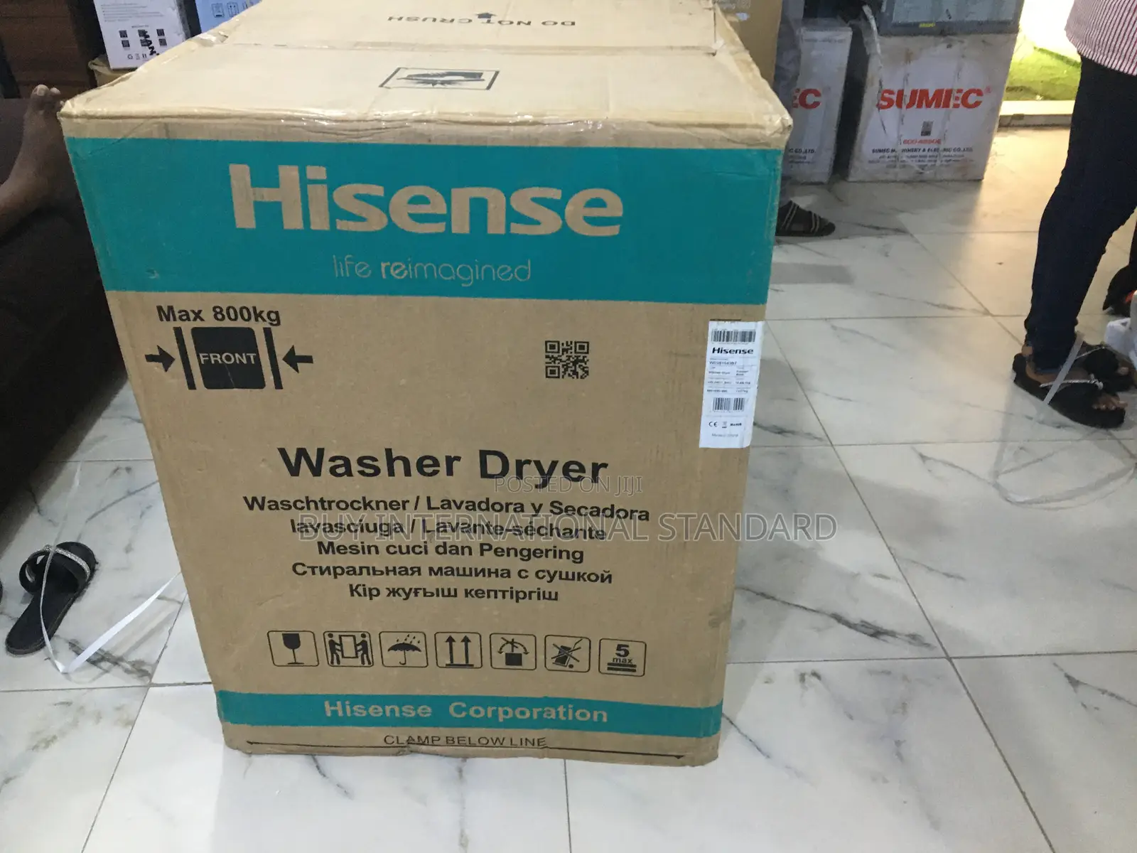 Hisense 8kg Washer Dryer – Smart Sensor