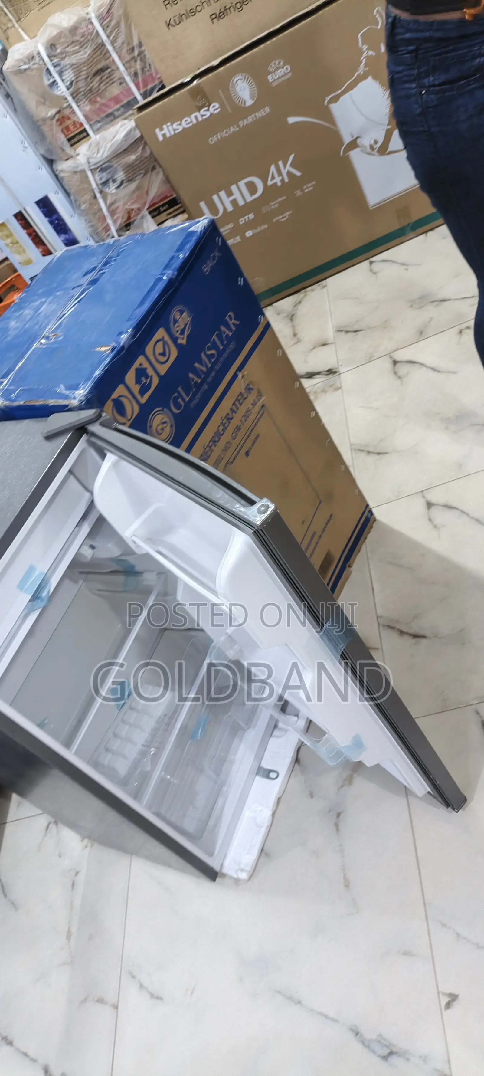 Glamstar 90l Double-Door Mini Refrigerator