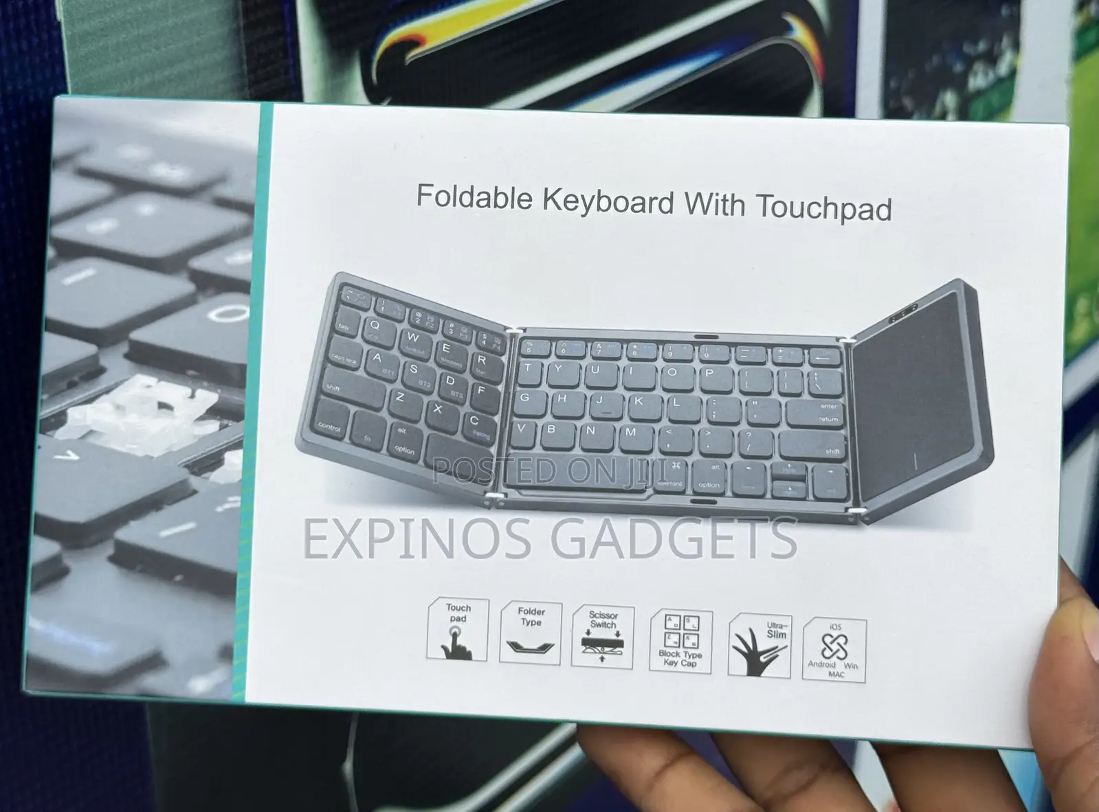 Brand New Foldable Keyboard With Touchpad.