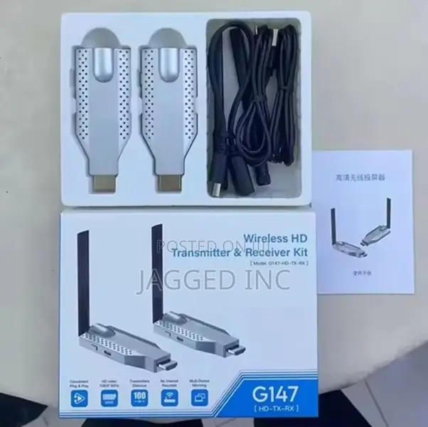 G147 100m Range Wireless Hd Transmitter Receiver Kit