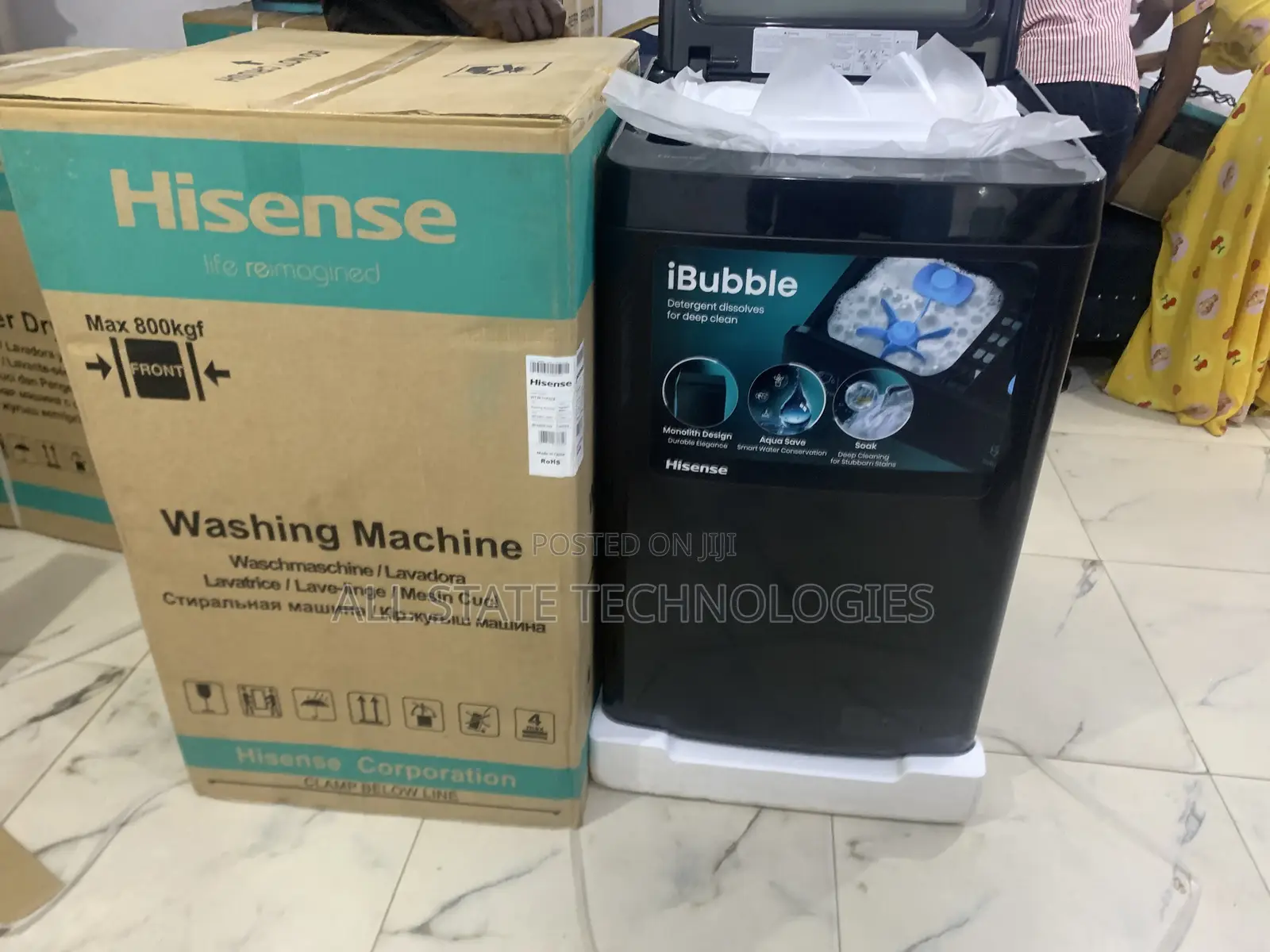 Hisense Ibubble Top Loader 11kg Model Wt3k1123ubwt