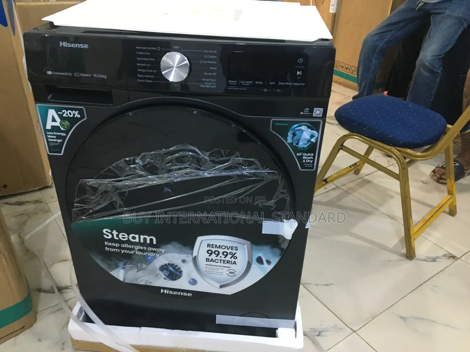 Hisense 8kg Wash Dry – Eco Mode